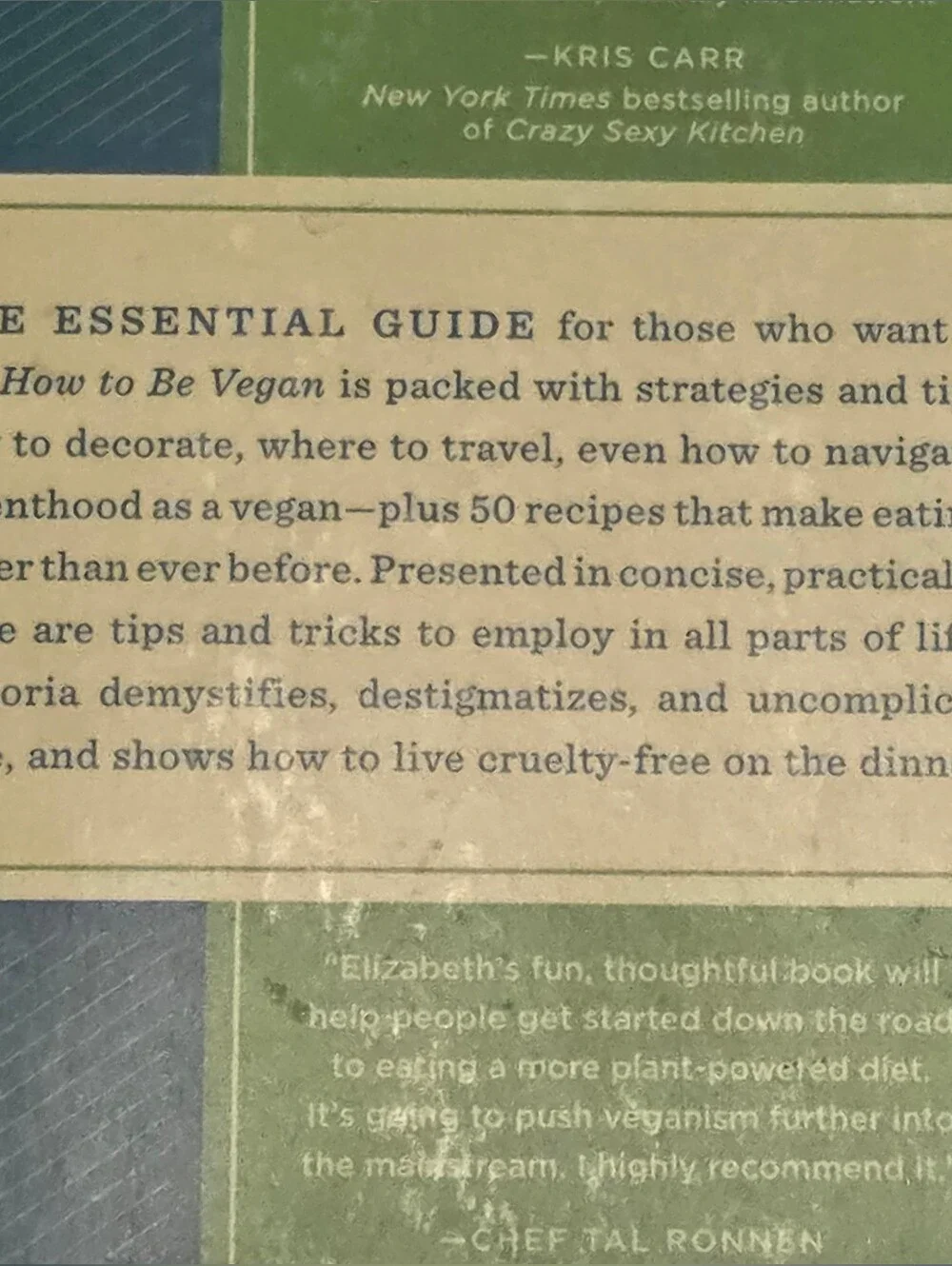 How To Be Vegan With 50 Recipes Soft Cover Book Elizabeth Castoria 2014